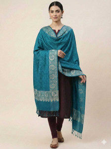 HILFIRE REGION Wool Woven Women Shawl