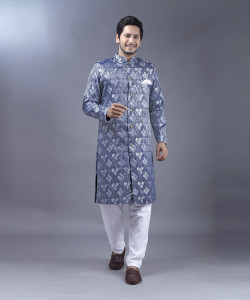 Ethzy Printed Sherwani