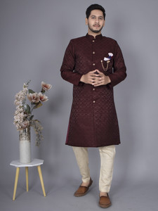 AMZIRA Printed Sherwani