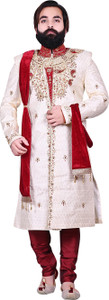 डायमंड स्टाइल Sherwani For Men's एम्ब्रॉइडर्ड शेरवानी