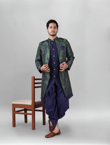 Ethzy Self Design Sherwani