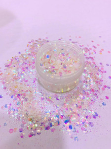 Mahir Glitter CHUNKY HOLOGRAPHIC IRIDESCENT GLITTER MULTI MIX