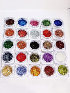 VOZWA Sparkle Glitter Powder for Eyes, Body and Nail Art