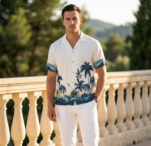 STENFIA Men Printed Casual Multicolor Shirt