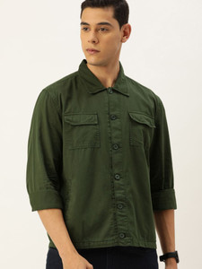 The Indian Garage Co. Men Green Casual Shirt - Image 6