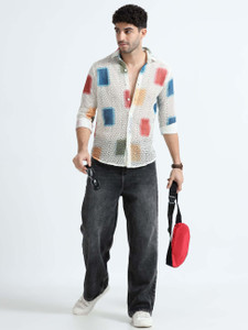 GLORISTAR Men Printed Casual Multicolor Shirt