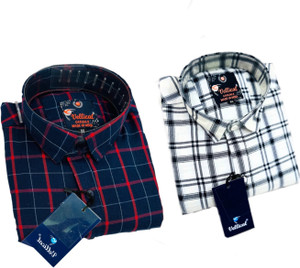 Vellical Men Checkered Casual Multicolor Shirt