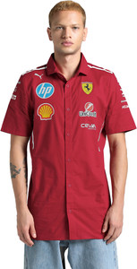 PUMA Men Solid Casual Red Shirt