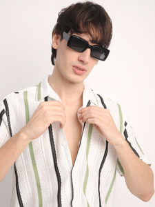 Voroxy Men Self Design Casual Multicolor Shirt