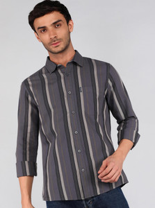 PROVOGUE Men Striped Casual Multicolor Shirt