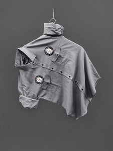 Blue dove Men Self Design Casual Grey Shirt