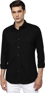 Allen Solly Men Solid Casual Black Shirt