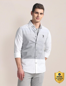 U.S. POLO ASSN. Men Grey Casual Shirt - Image 6