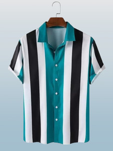 Zonly Men Self Design Casual Multicolor Shirt