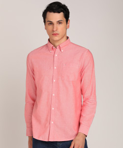 Blackberrys Men Solid Casual Red Shirt