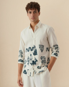 SAMRIZ Men Printed Casual Multicolor Shirt