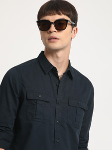 THE BEAR HOUSE Men Dark Blue Shirt - Image 6
