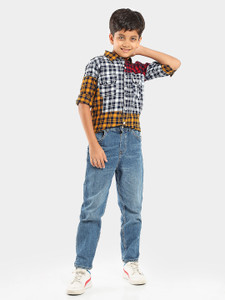 Lilpicks Boys Printed Casual Multicolor Shirt