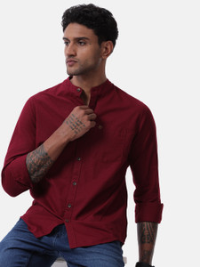 WROGN Men Maroon Casual Shirt - Image 5