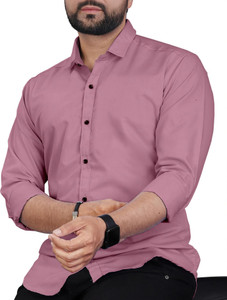 Sedum Sestri Men Solid Casual Purple Shirt