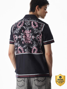 JACK & JONES Men Black Printed Casual Shirt - Image 6