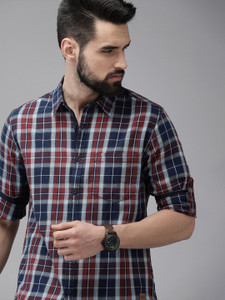 Roadster Men Checkered Multicolor Shirt - Image 6