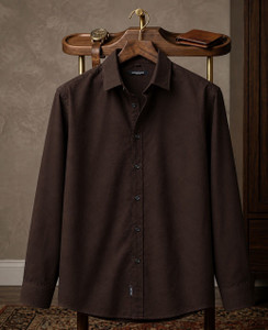 JCOSTA Men Brown Casual Shirt - Image 4
