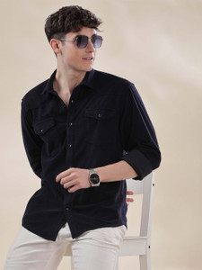 HERE&NOW Men Blue Casual Shirt - Image 6