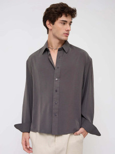 VASTRADO Men Grey Casual Shirt - Image 6