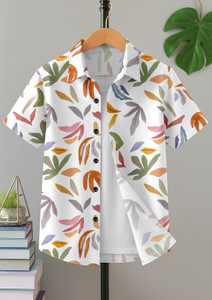 Vruti Fashion Boys Printed Casual Multicolor Shirt