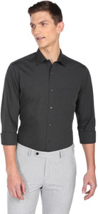 ARROW Men Solid Formal Black Shirt