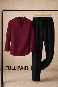 COMBRAIDED Men Maroon Casual Shirt - Image 6