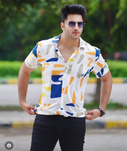 standstitch पुरुषों के लिए प्रिंटेड कैज़ुअल बहुरंगी  शर्ट