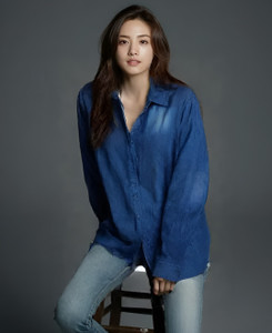 PP TRENDS Women Solid Casual Blue Shirt