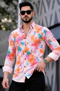 iCome Men Printed Casual Multicolor Shirt