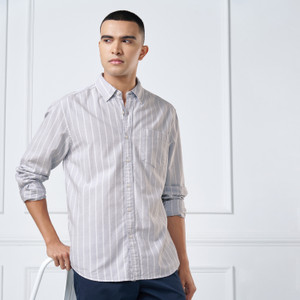 Peregrine by Pantaloons Men Relaxed Fit Striped Casual Shirt - Image 1