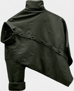 PRAIZY Men Solid Casual Green Shirt