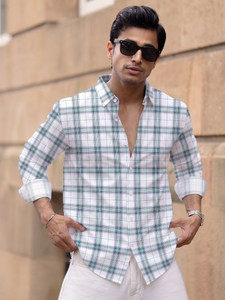 VebNi Men Checkered Multicolor Shirt - Image 5