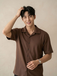 BANSII DHUN Men Solid Casual Brown Shirt