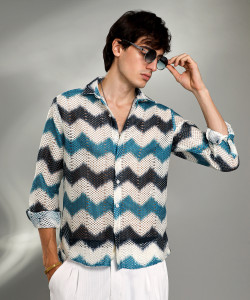 CAMPUS SUTRA Men Solid Casual Multicolor Shirt