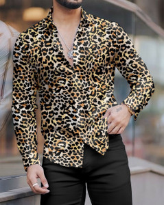 COMBRAIDED Men Striped Casual Multicolor Shirt