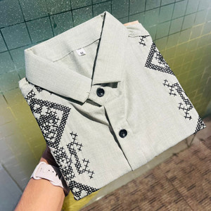 LEMZODIC Men Embroidered Casual Multicolor Shirt