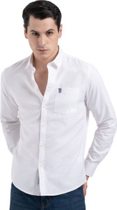 RED TAPE Men Solid Casual White Shirt