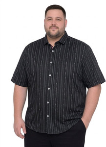 KKAVYA COLLECTION Men Striped Casual Black Shirt