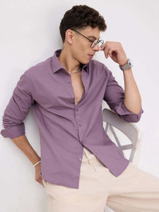 VASTRADO Men Purple Casual Shirt - Image 6