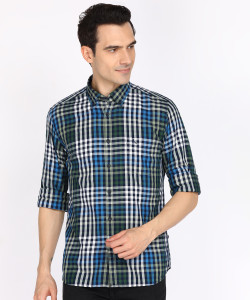 PARX Men Checkered Casual Multicolor Shirt