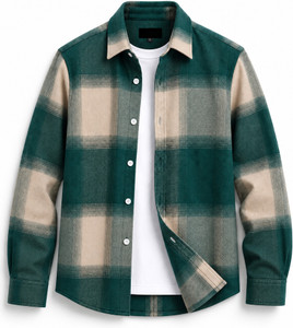 DIMMY Men Green Checkered Casual Shirt - Image 6