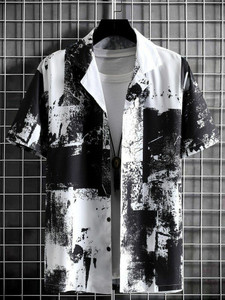Qugue Men Printed Casual Multicolor Shirt
