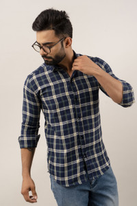 Surhi Men Checkered Casual Multicolor Shirt