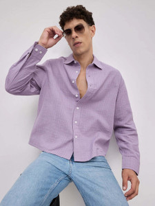 VASTRADO Men Purple Casual Shirt - Image 6